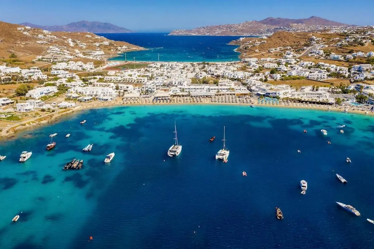 Villa Iliana 1 & 2 W Shared Pool, Ornos, Mykonos اليونان