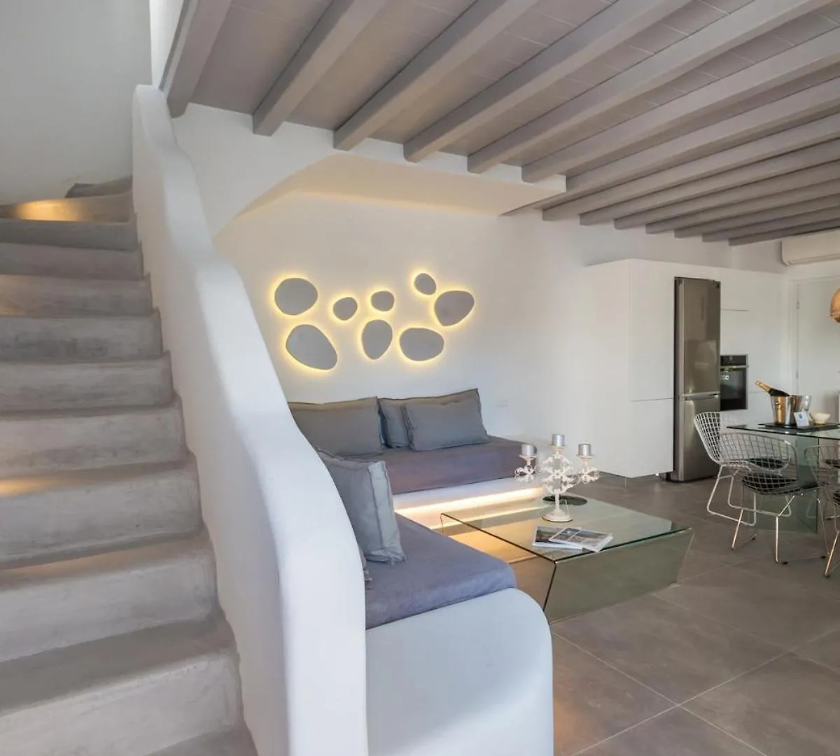 Villa Iliana 1 & 2 W Shared Pool, Ornos, Mykonos اليونان