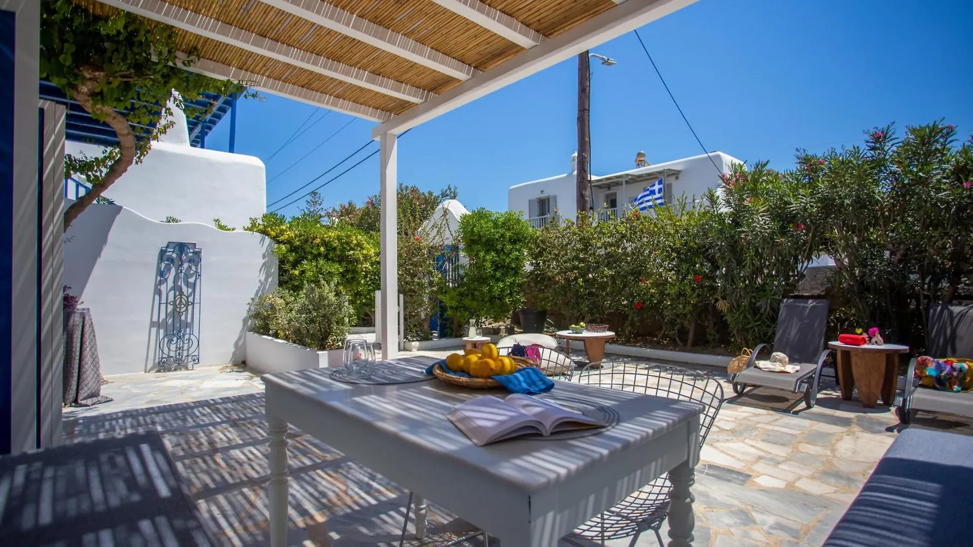 Villa Iliana 1 & 2 W Shared Pool, Ornos, Mykonos أورنوس